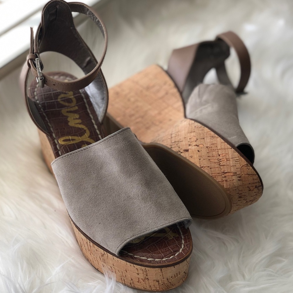 SAM EDELMAN DEVIN > cork wedge sandal